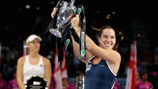 Dominika Cibulkova vs Angelique Kerber  2016 WTA Finals Singapore Final Highlights [upl. by Llertak228]