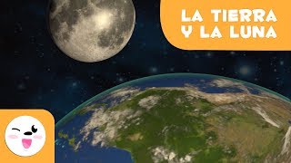 La Luna y la Tierra  Sistema solar para niños [upl. by Kean]