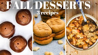 Top 3 Fall Protein Dessert Ideas Youll Love  Healthy Vegan Treats [upl. by Merilyn300]