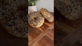 Delicious Sourdough Bagels sourdoughbagels sourdoughbaking sourdough sourdoughstarter homemade [upl. by Llehsyar]