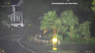 Hurricane Idalia Hitting Steinhatchee Florida  8302023 [upl. by Sarge]