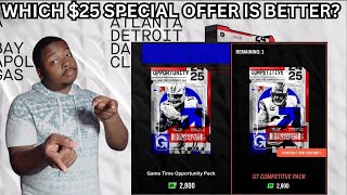 LTD WORTHY WHICH 25 Game Time Promo Special Offer is Better [upl. by Eedyaj170]