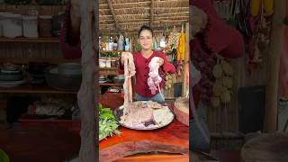 Pork Chop Recipes with Countryside Style PigIntestines CookingPigIntestines [upl. by Blandina]