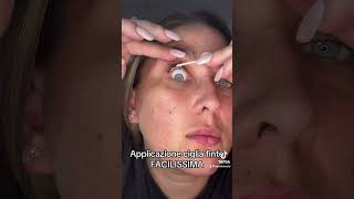 Applicazione ciglia finte new makeup cosmetica trucco seguimi [upl. by Nnaeel]