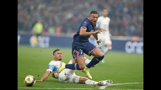 William Saliba VS Mbappe Messi amp Neymar  Olympique Marseille VS PSG 202122  Ligue 1 [upl. by Earlie415]