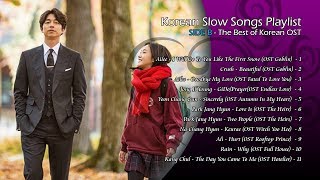 Korean Slow Songs Playlist with Lyrics  Side B  The Best of Korean OST [upl. by Raye]