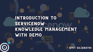 ServiceNow Knowledge Management  The Beginners Guide to ServiceNow Knowledge Management [upl. by Noram14]