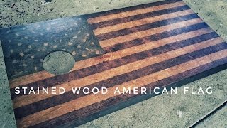 Stained Wood American Flag [upl. by Tarton]