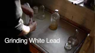 Marc Dalessios Minute Painting Video 6 Grinding White Lead [upl. by Vincentia527]