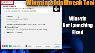 SOLVED Winra1n Jailbreak Not Launching Not Working Windows 1011 FIX  usbdk driver [upl. by Felicity]