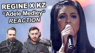 Singers ReactionReview to quotRegine x KZ  Adele Medleyquot [upl. by Ariait]