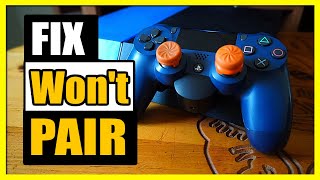 How to Fix PS4 Controller that Wont PAIR to PS4 Reset Blinking Controller [upl. by Dannye]