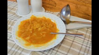 Sopa de repollo o col con tan solo 4 ingredientes MAS FÁCIL Y RÁPIDA IMPOSIBLE [upl. by Bastien]