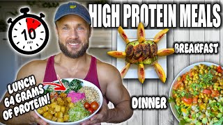 10 Minute Vegan Meals  High Protein amp Delicious 🔥 [upl. by Hance748]