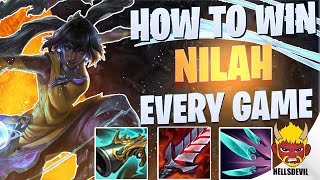 WILD RIFT  How To Win Games With Nilah  Challenger Nilah Gameplay  Guide amp Build [upl. by Proudlove981]