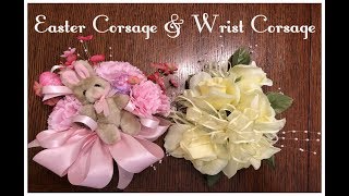 Tricias Creations Easter Corsage and Wrist Corsage [upl. by Yokum412]