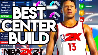 THE BEST CENTER BUILD THAT CAN BE MADE IN NBA 2K21 [upl. by Menon]