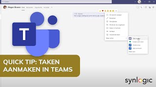 Taak aanmaken in Teams  Microsoft Teams [upl. by Scharf198]