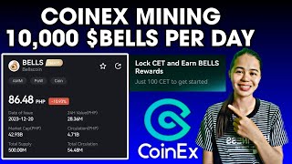 JOIN COINEX MINING 10000 BELLS PER DAY ONLY IN COINEX EXCHANGE DONT MISS THIS OUT [upl. by Reiche]