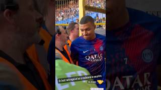 Kylian Mbappé accidentally injures a fan mbappe [upl. by Sirrep]