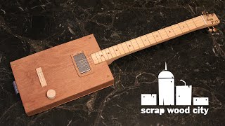 How to make a cigar box style electric guitar [upl. by Schechinger]