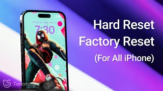 🍎Apple Official  How to Hard Reset iPhone and Factory Reset iPhone With or Without Button [upl. by Florida653]