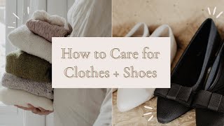 How to look after your clothes and shoes  Essential tips for caring for your garments with VIVAIA [upl. by Briano]