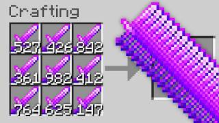 Minecraft but I have 1000000 Items [upl. by Kidd]