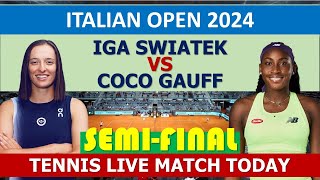 Iga Swiatek vs Coco Gauff  WTA Rome 2024 [upl. by Ziom]