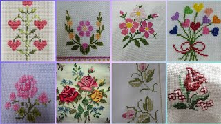 Gorgeous cross stitch patterns countable embroidery charsutikarhailatest dosuti design ideas2024 [upl. by Roti64]