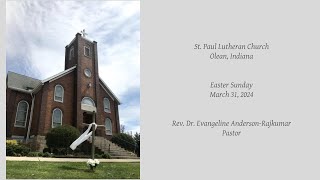 Easter Sunday at St Paul Lutheran Church Olean [upl. by Nodlew]