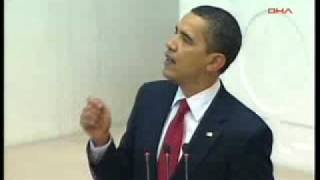 Obamas Speaking Turkish Parliament Part 1 [upl. by Cash194]