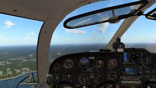 XP12 PA28 180 1B9 VFR Pattern Flight [upl. by Helsie837]