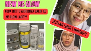 Hasil Pemakaian NEW Varian MS GLOW  Review Paket Whitening [upl. by Anaimad]