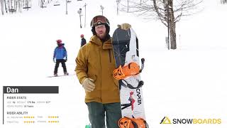 Dans ReviewCapita Mercury Snowboard 2022Snowboardscom 5 50 [upl. by Diandre210]