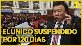 🚨Alerta Suspenden al congresista Enrique Wong Pujada por 120 días de legislaturaquot [upl. by Washburn]