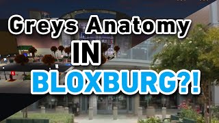 Greys Anatomy SGH IN Bloxburg EXPLORING BLOXBURG NEIGHBOURHOODS [upl. by Onafets]