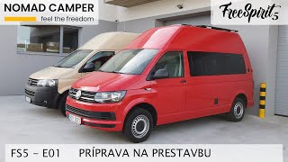 FreeSpirit5  VW T6  4x4  Príprava na prestavbu E01 [upl. by El]