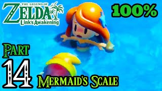 Zelda Links Awakening Walkthrough 100 Switch  Part 14  Mermaids Scale [upl. by Clabo]