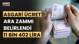 Son Dakika Asgari ücret ara zammı açıklandı [upl. by Tanny]