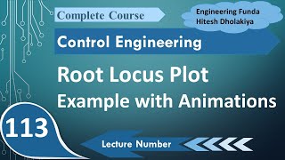 Root locus Plot Explained with Animations Rules Steps Procedure and Solved Example 11 [upl. by Siegfried]