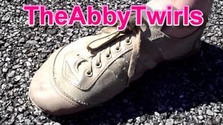 Baton Twirling Footwear  Getting Started  How to Twirl a Baton Tutorial  TheAbbyTwirls [upl. by Aeriell481]