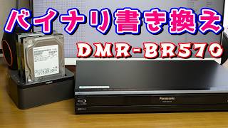 【Panasonic DIGA】バイナリを書き換えて320GBのHDDから1TBのHDDに換装する動画 [upl. by Salomo]