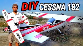 DIY Cessna 182 rc plane [upl. by Enimrac]