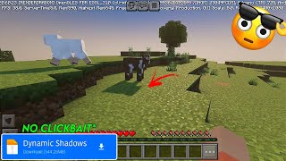 😮Dynamic Shadows In Mcpe  Best Shader For Mcpe 120 Render Dragon  100 Working [upl. by Anitap]