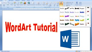 MS Word WortArt Tutorial in hindi  Microsoft Word Creating Stylish Text with WordArt [upl. by Einnep]