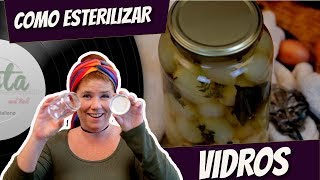 COMO ESTERILIZAR VIDROS PARA CONSERVA  PASTA AND ROLL [upl. by Narda]