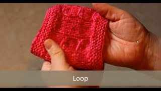 Loop stricken  Schlauchschal stricken [upl. by Yrennalf137]