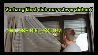 VORHANG RUCKELT BEIM ZIEHEN UND BLOCKIERT   ICH HABE DIE LÖSUNG  TUTORIAL  DIY  FACTOREM [upl. by Lleunamme]