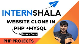 internshala Website Clone Project in PHP MySQL with Source Code  decodeit [upl. by Chamkis]